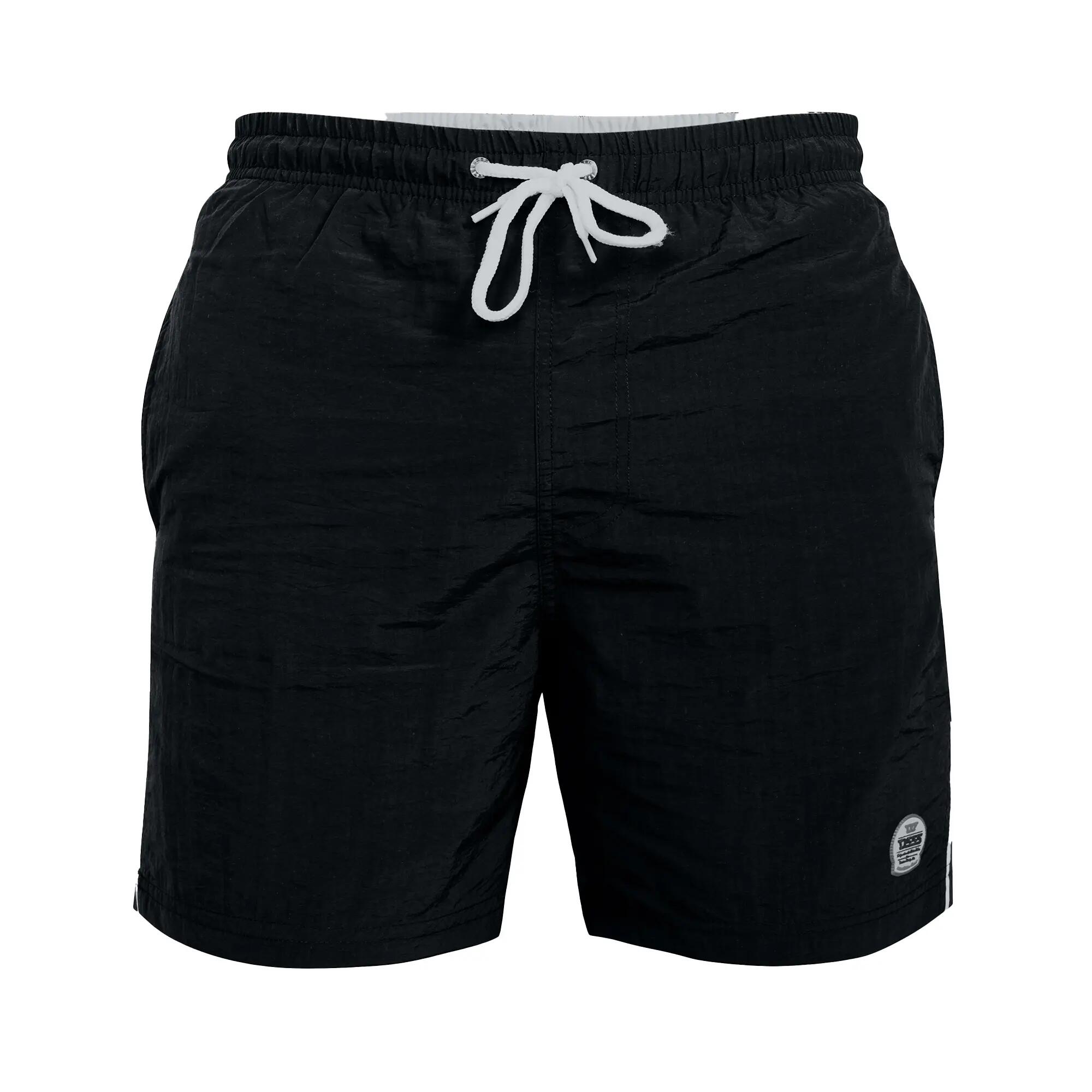 Mens D555 Yarrow Kingsize Swim Shorts (Black) 2/6