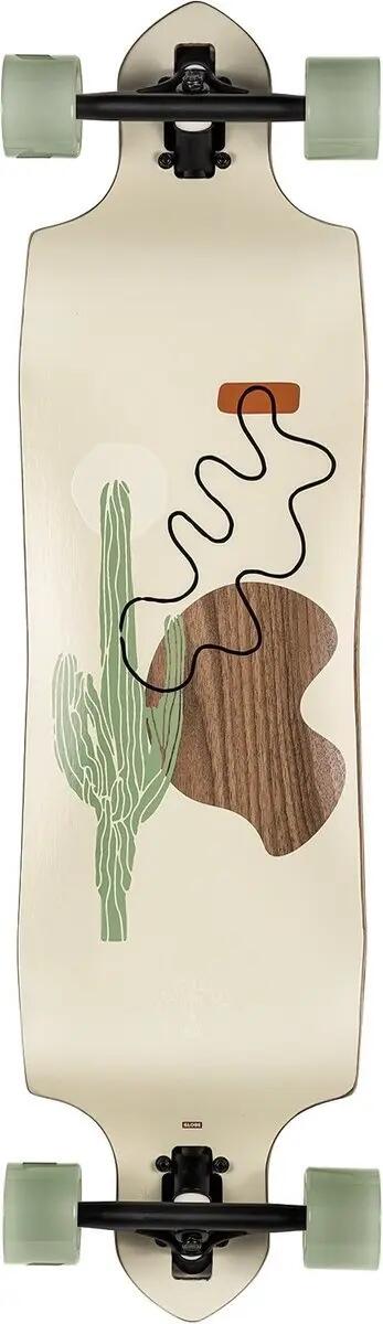 Globe Geminon Micro Drop Walnut Cacti Longboard 3/4