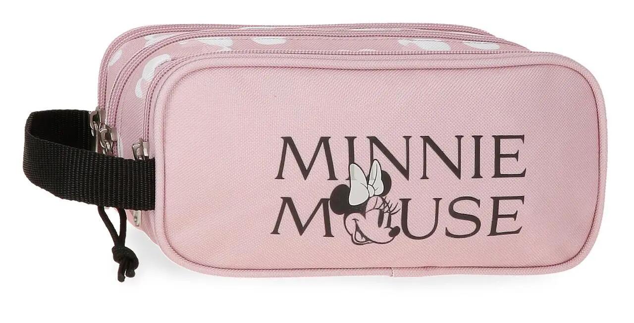 Astuccio tre scomparti ragazza Disney Minnie Heads 10cm nude 5/5