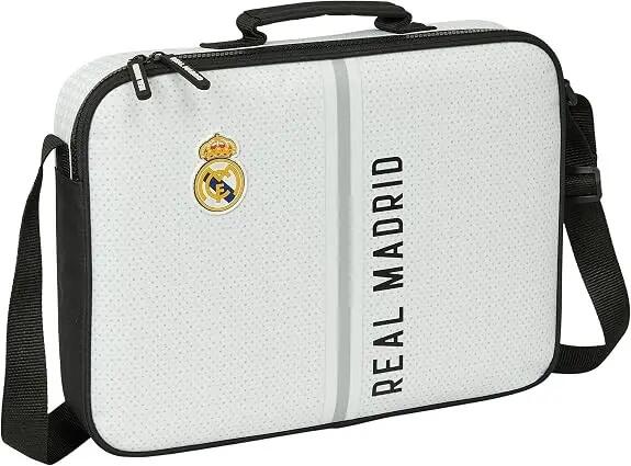 Cartera Escolar Real Madrid C.F. Blanco 4/4