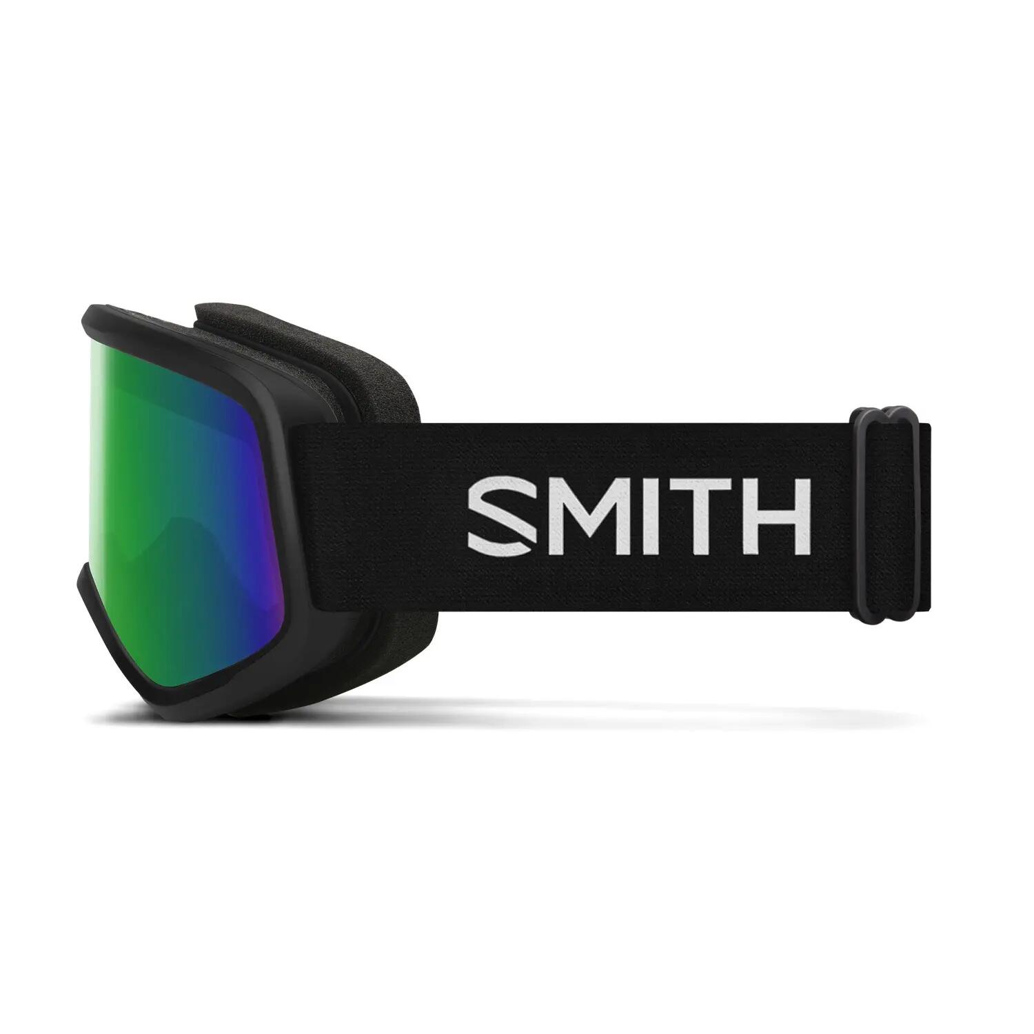 Masque De Ski Snowday Jr Black Green Solx Mirror Antifog Cat 3 Garçon 3/5