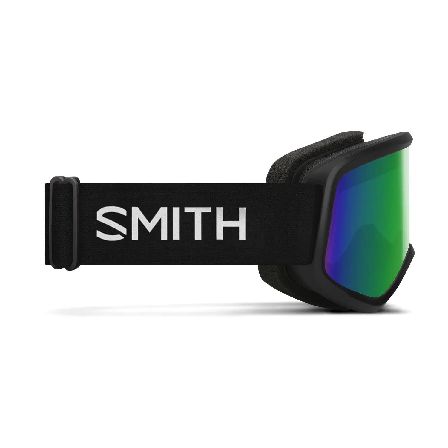 Masque De Ski Snowday Jr Black Green Solx Mirror Antifog Cat 3 Garçon 2/5