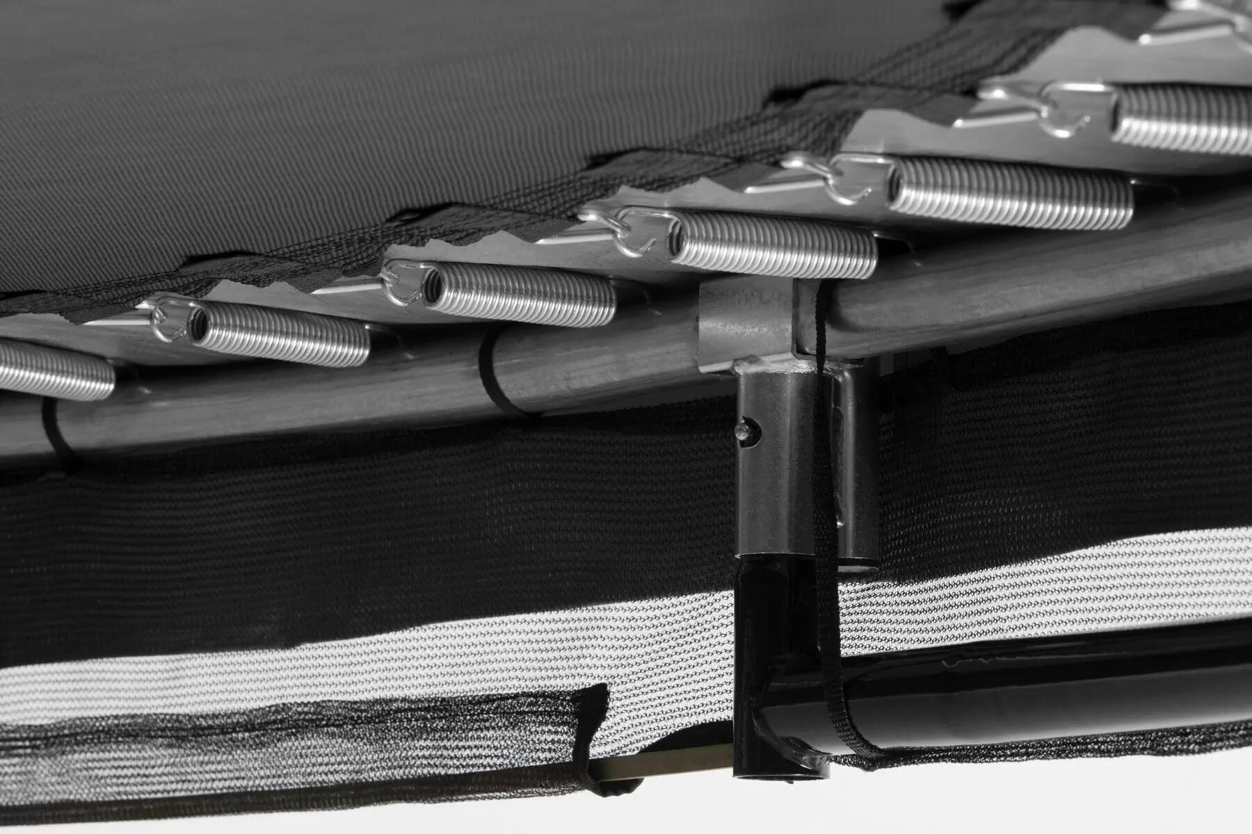 Trampolin - Comfort Edition Ground - 305 cm - Rund Schwarz 8/12