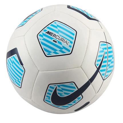 Ballon De Foot MERCURIL (Blanc / Bleu) Taille 5