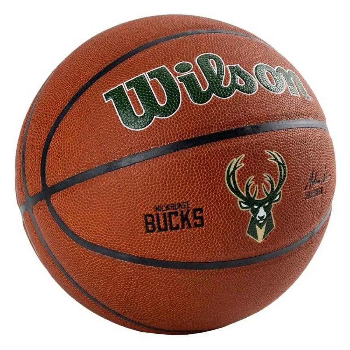 Balón de baloncesto Wilson NBA Team Alliance - Milwaukee Bucks 2/3