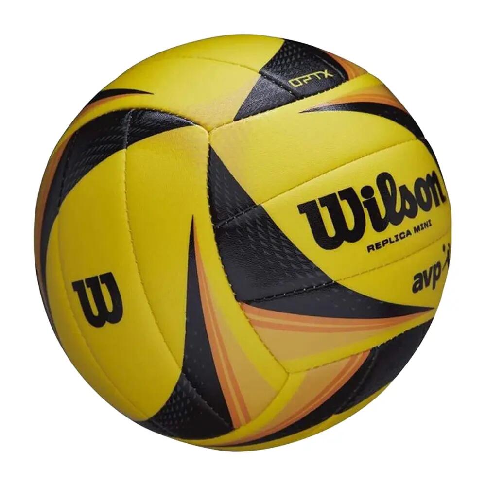 Optx Avp Replica Minivolleybal (ZWART/GEEL) 2 2/3