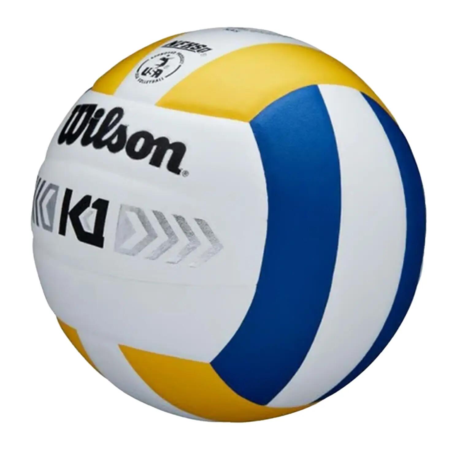"K1 Silver" Leder Volleyball Damen und Herren Bunt 5 2/2