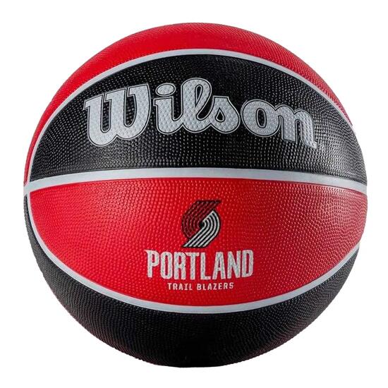 Ballon De Basket Motif/style NBA TEAM PORTLAND TRAIL BLAZERS (Noir / Rouge)