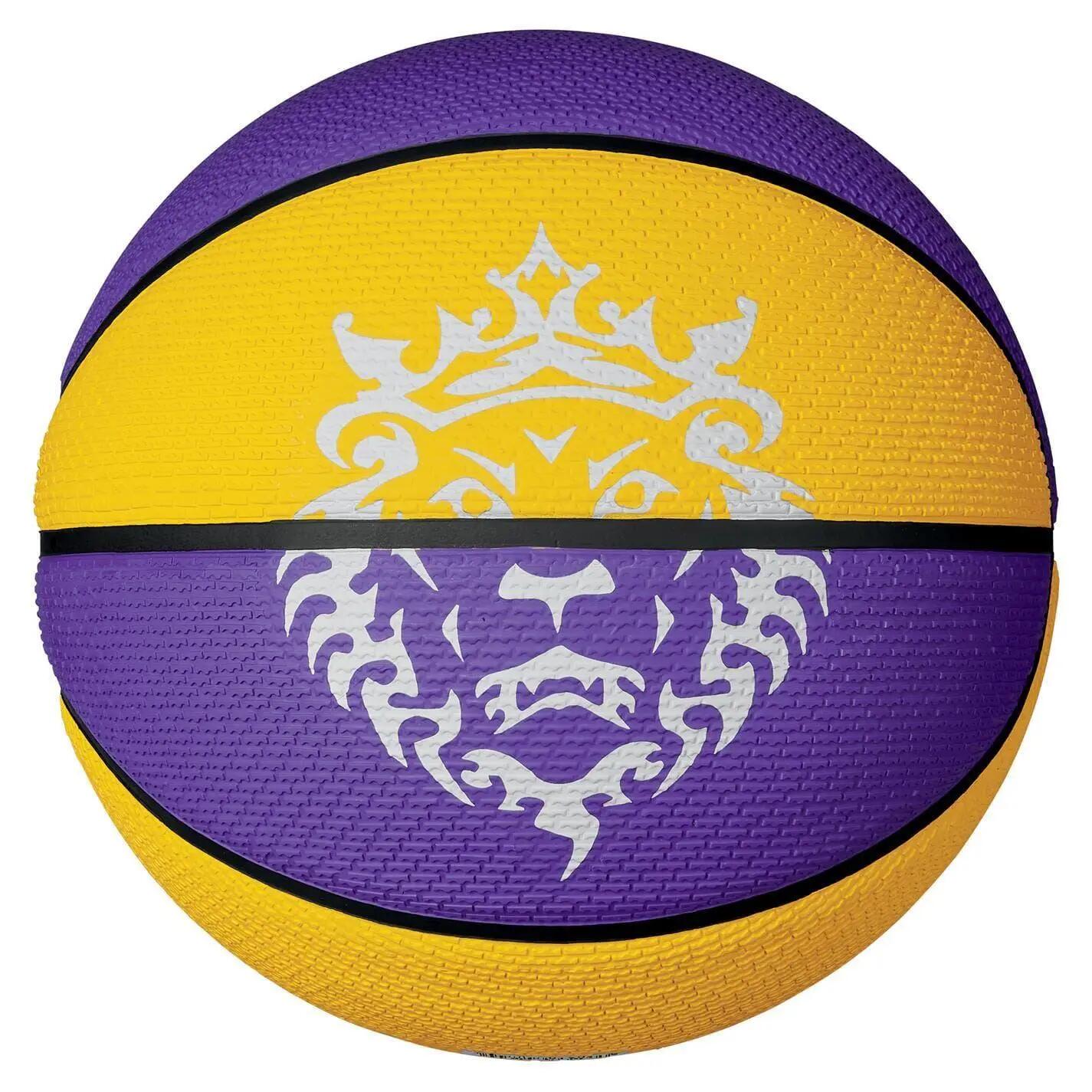 Ballon De Basket LEBRON (Violet / Noir) Taille 7 2/3