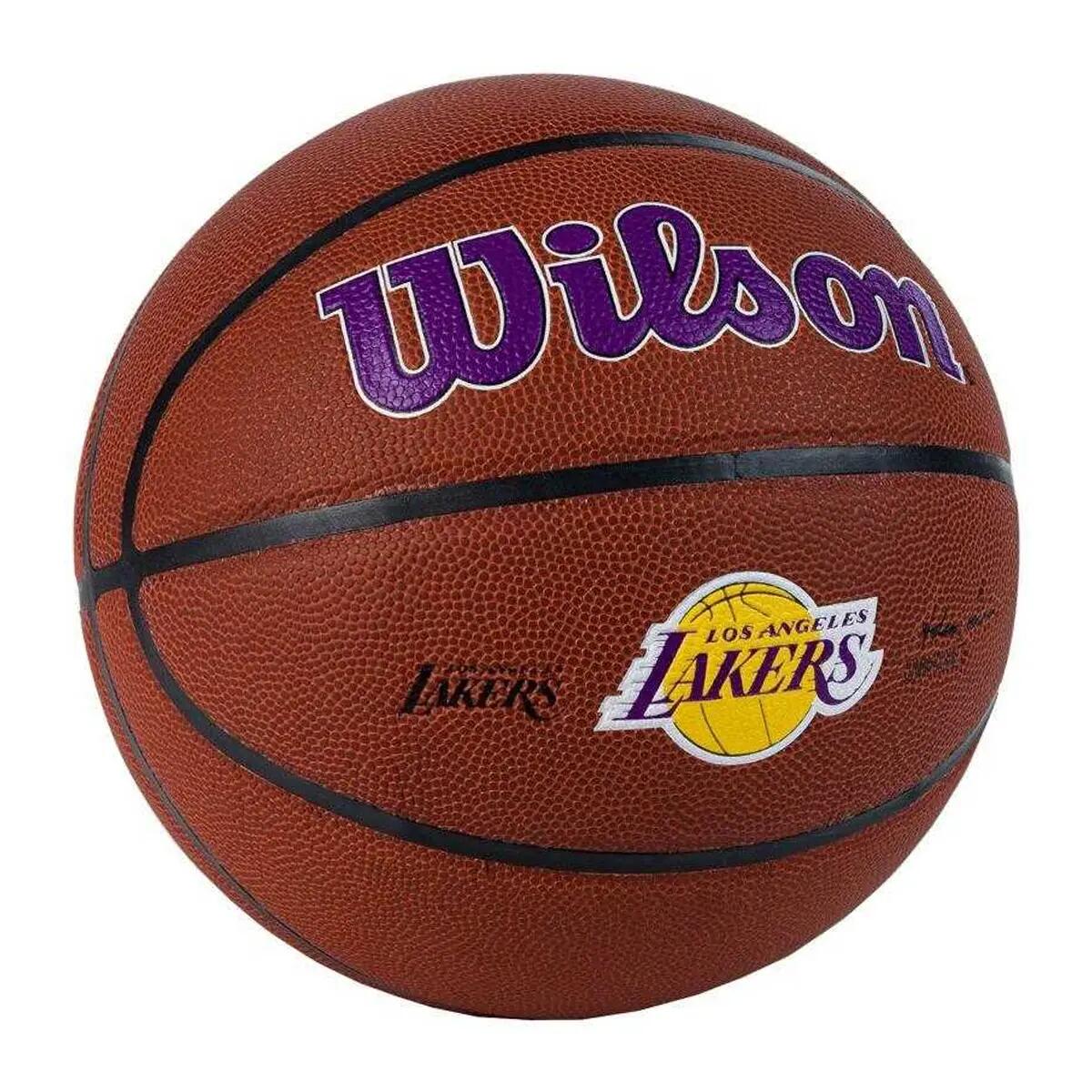 Pallacanestro Los Angeles Lakers Wilson Team Alliance Marrone 7 2/3