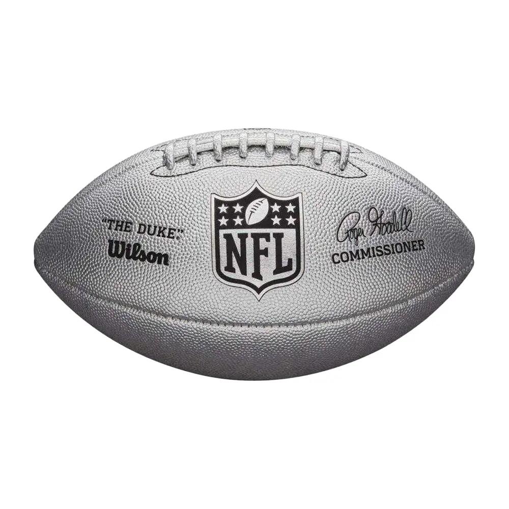 "NFL Duke Edition" American Football, Metallic Damen und Herren Grau 9 1/3