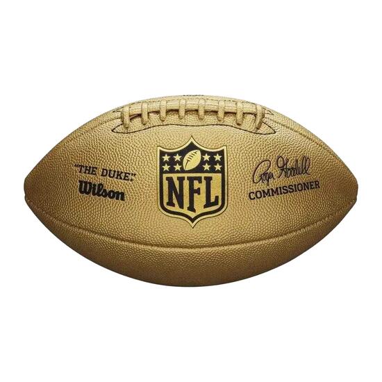 NFL Duke Editie Metallic American Football (Gouden) 9