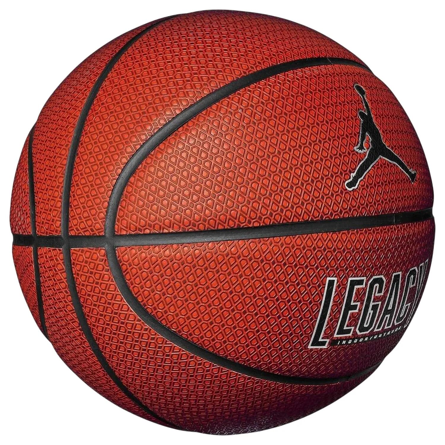Balón de Baloncesto Air Jordan Diseño Saltar Ámbar, Negro Talla Única 2/2