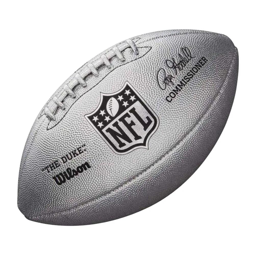 "NFL Duke Edition" American Football, Metallic Damen und Herren Grau 9 3/3