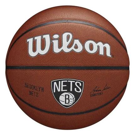 Ballon De Basket TEAM ALLIANCE BROOKLYN NETS (Marron) Taille 7
