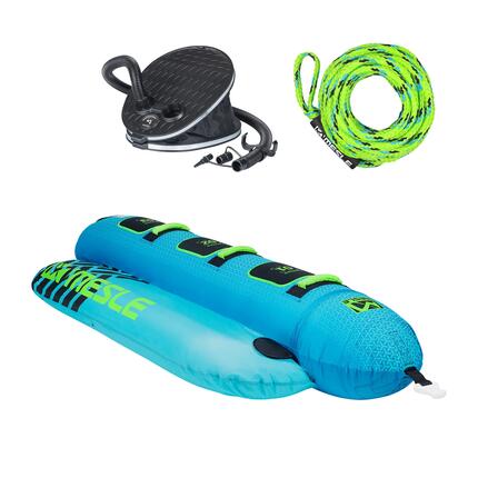 Wassergleiter Torpedo 2 Personen mit Leine und Pumpe Bananenboot Mesle