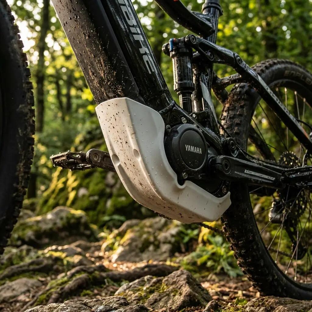 Haibike Motor Skidplate YAMAHA PW-X GC HB-S05 White matt ab 2017 eConnect 2/2