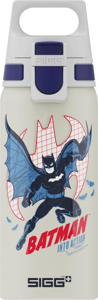 Kinder Trinkflasche "WMB Batman Into Action white" 0.6L SIGG 4/5