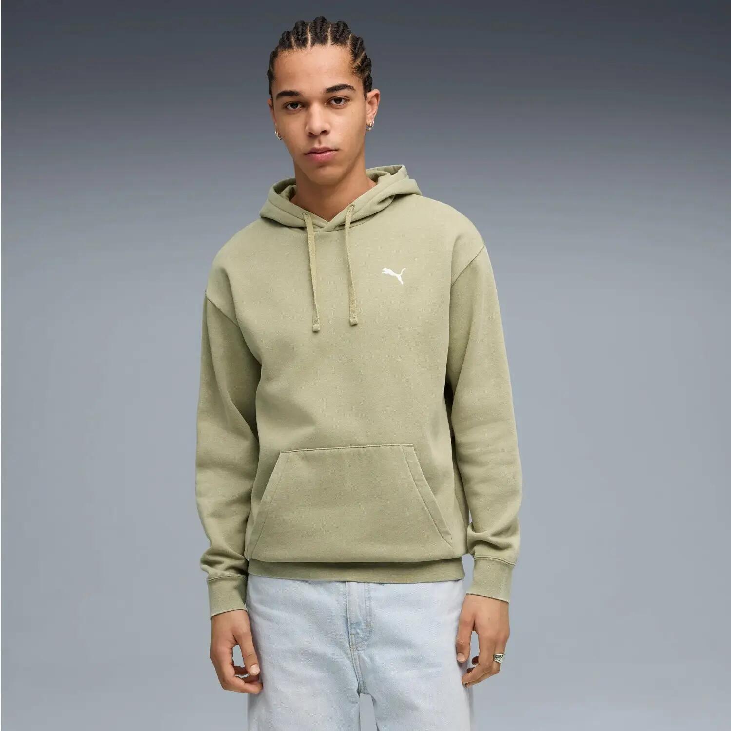 Puma Kapuzenpullover Elevated Relaxed Wash Herren mit Kängurutaschen 2/4