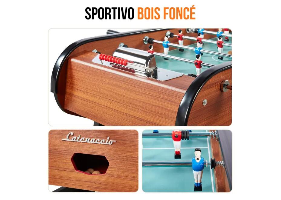 Baby Foot Sportivo Flex bois foncé 13/15
