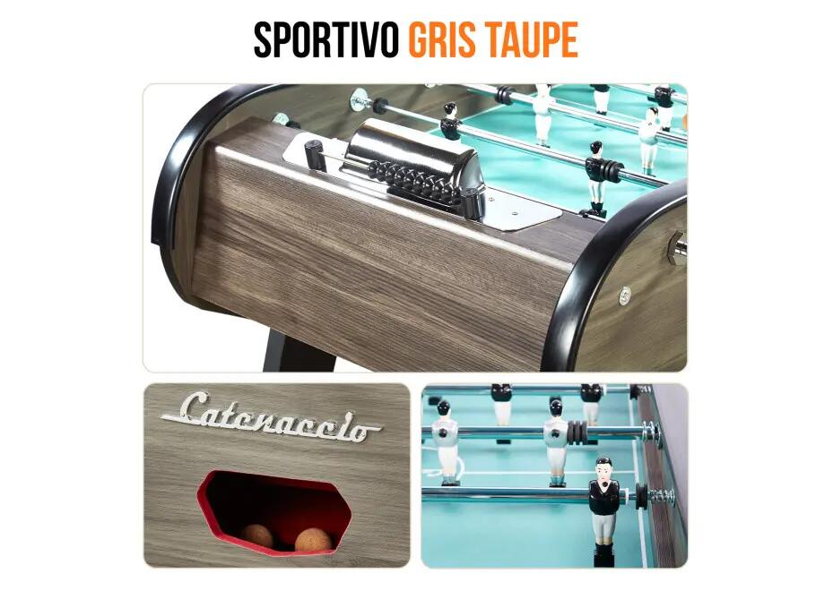 Calcio balilla Catenaccio Sportivo Flex Grigio Tortora 13/15
