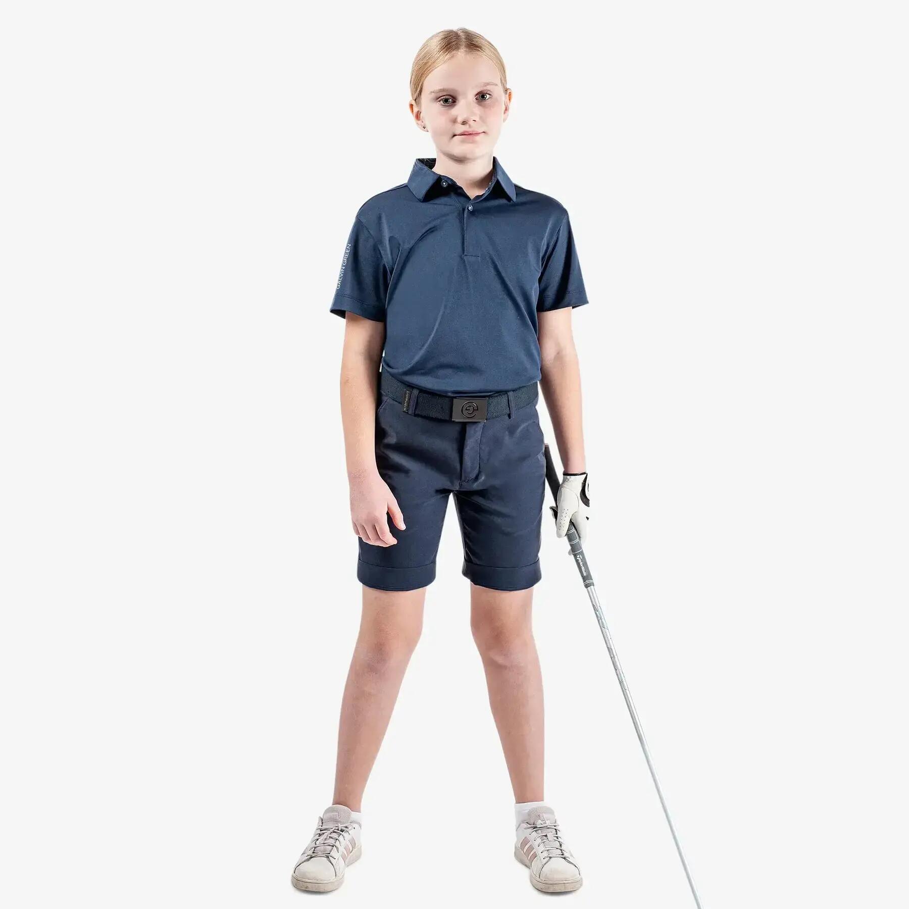 Polo enfant Galvin Green Rylan 3/4