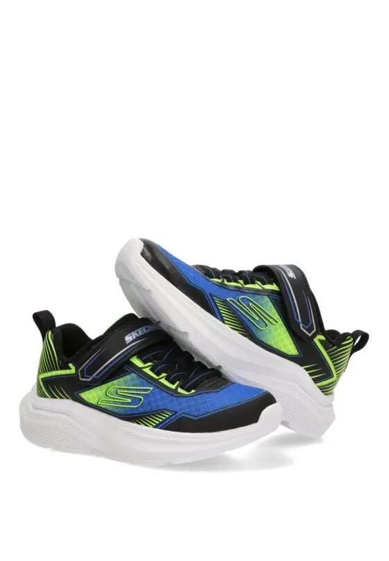 Sapatilhas Skechers Menino Microspec Velocity Azul Preto 6/6