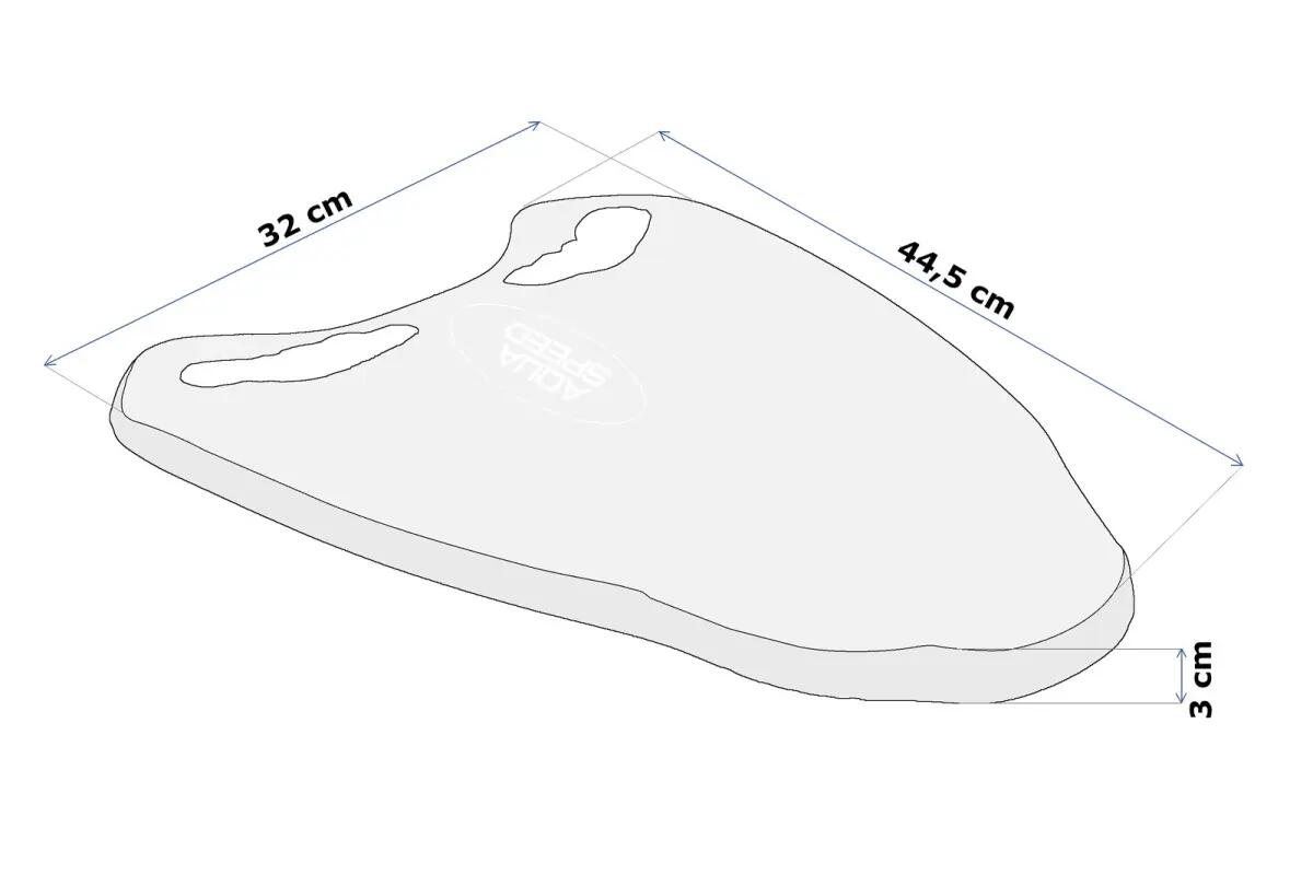 AQUA SPEED BOARD LEER zwemaccessoires 4/4