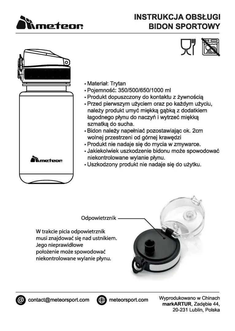 Accesorios de entrenamiento para la botella de entrenamiento Meteor 6/7
