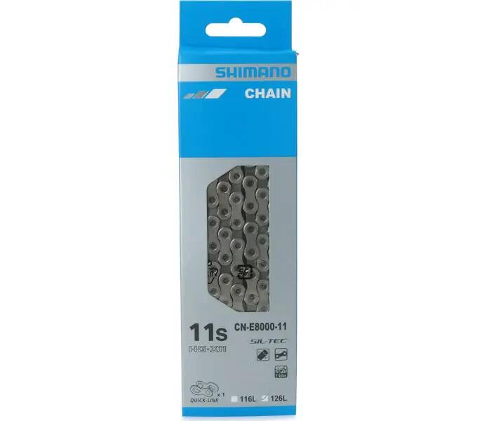 Kette für VAE Shimano E8000 11v 126 Glieder mit Quick Link 4/7
