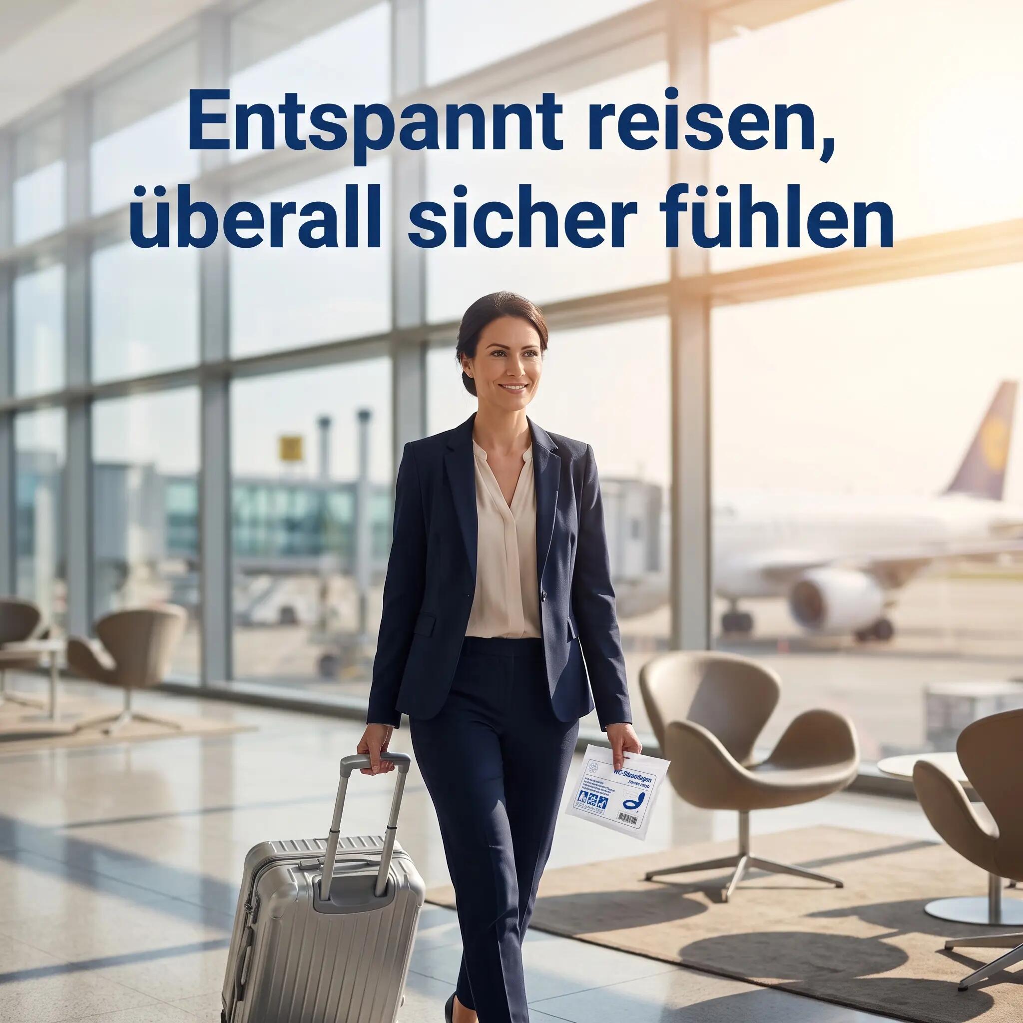 Einweg Toiletten Sitzbezug Hygiene Auflage für WC Spülbar Sauber 5/5