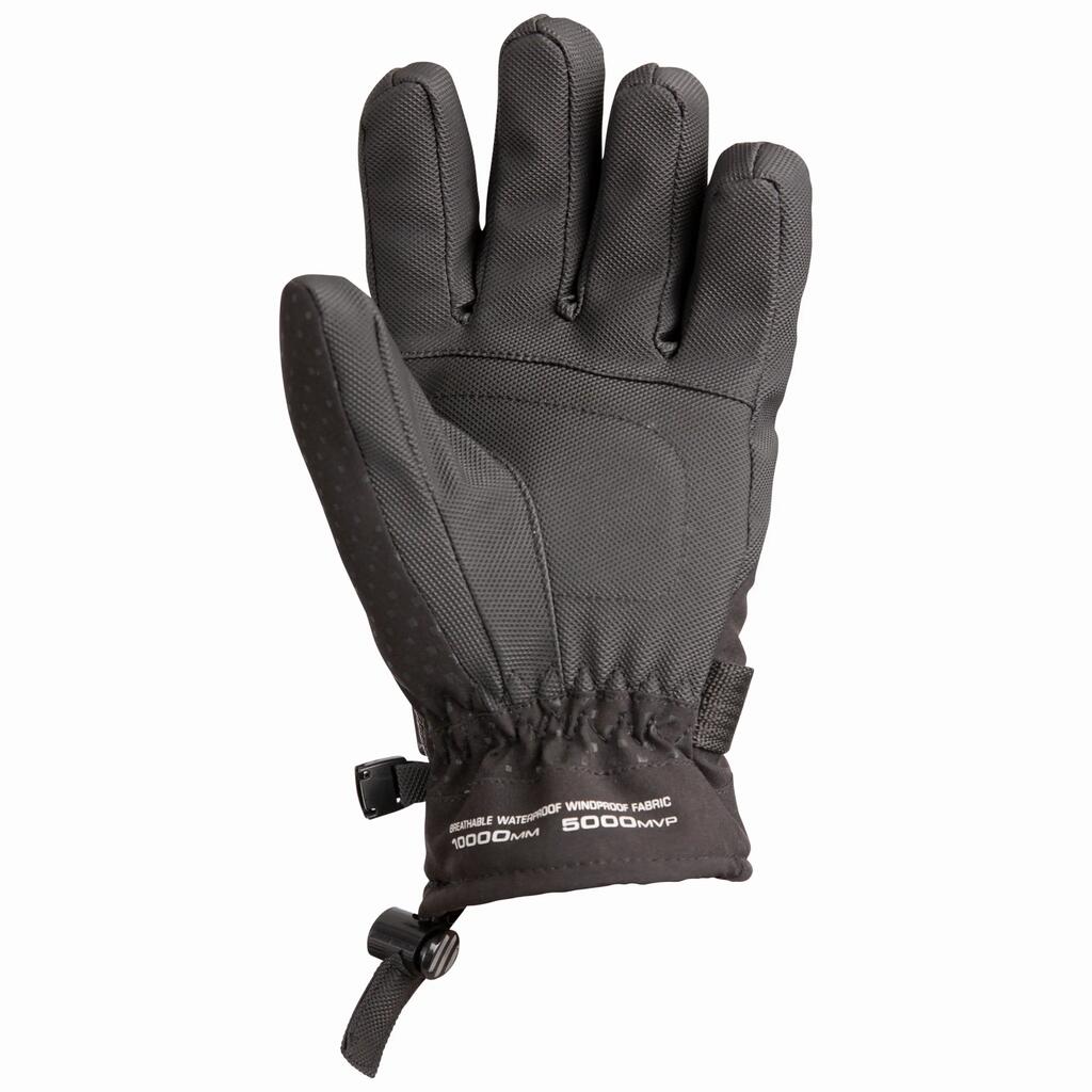 Kids Padded Ski Glove With Nose Wipe And Toggle Adjuster Alpeak