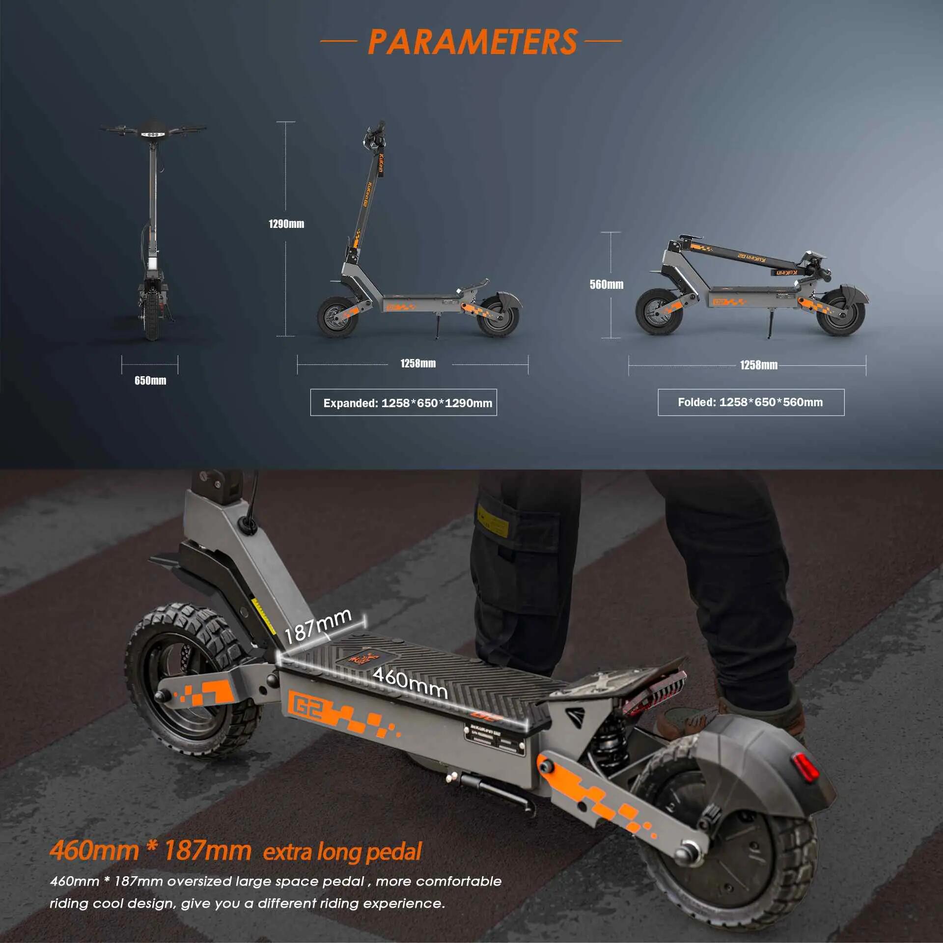 Elektrische Step G2 – 10" Vacuümbanden, 25km/h, 48V 15.6Ah Accu 9/11