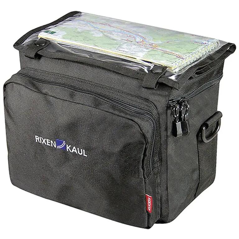 Klickfix Lenker-Tasche Daypack Box schwarz, 26x22x16cm, ohne Lenkeradapter 5/7