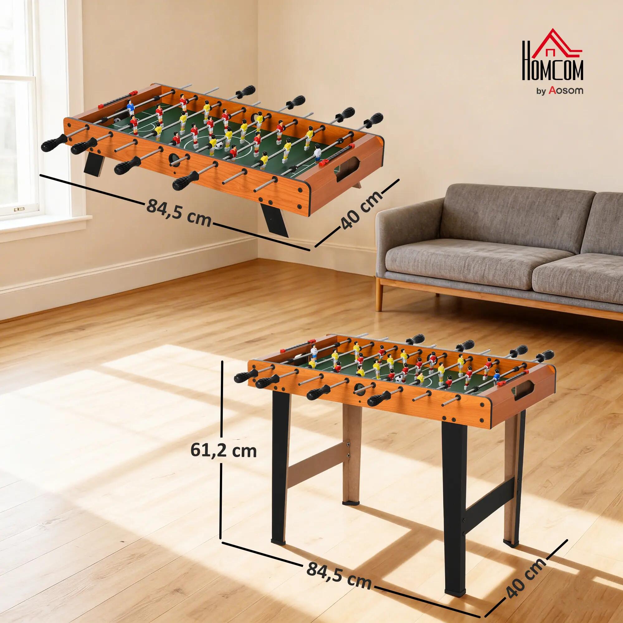 Mesa de Matraquilhos criança 84,5x40x61,2 cm homcom Madeira e Preto 3/7