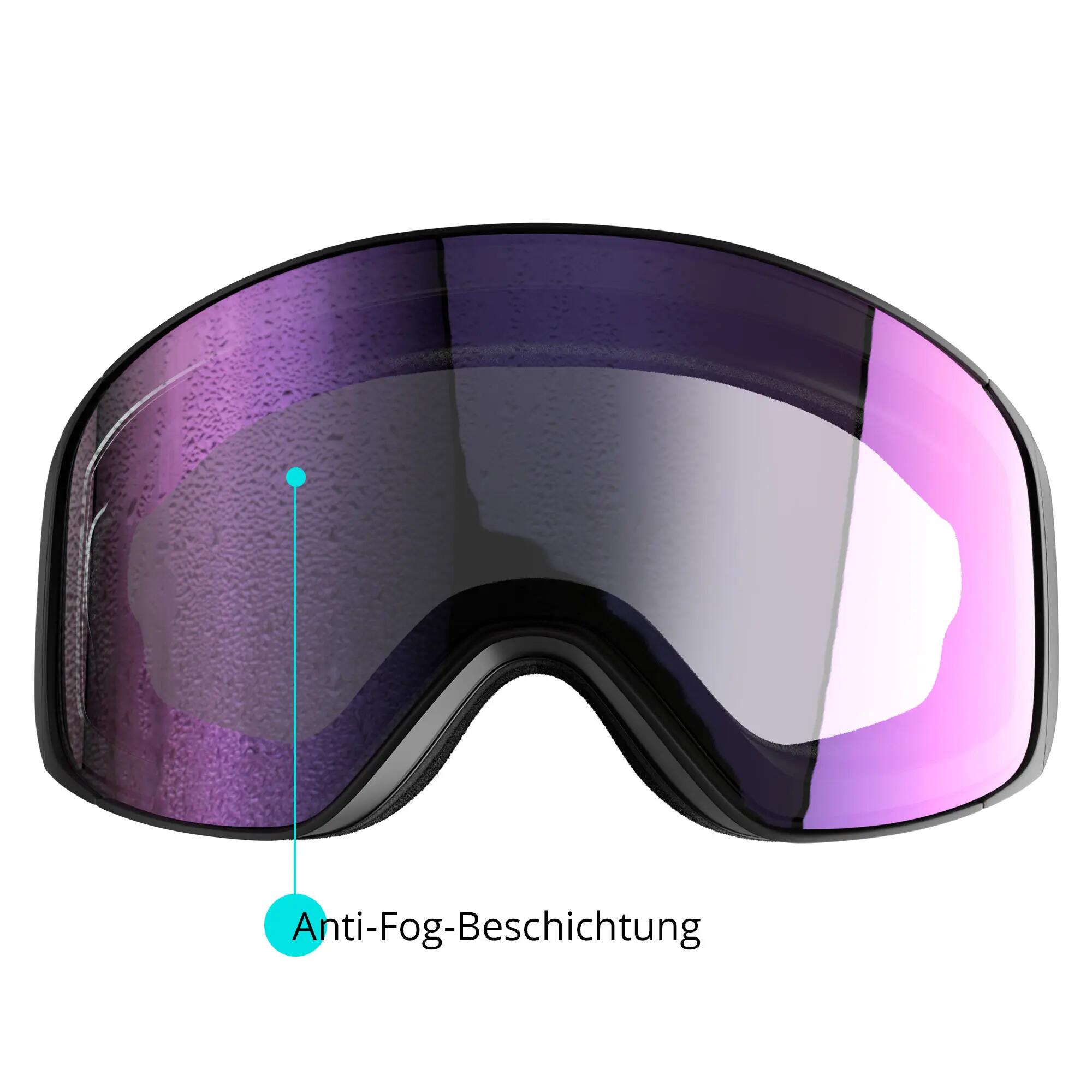 Ski- en snowboardbrillen Yeaz Black Run 9/12