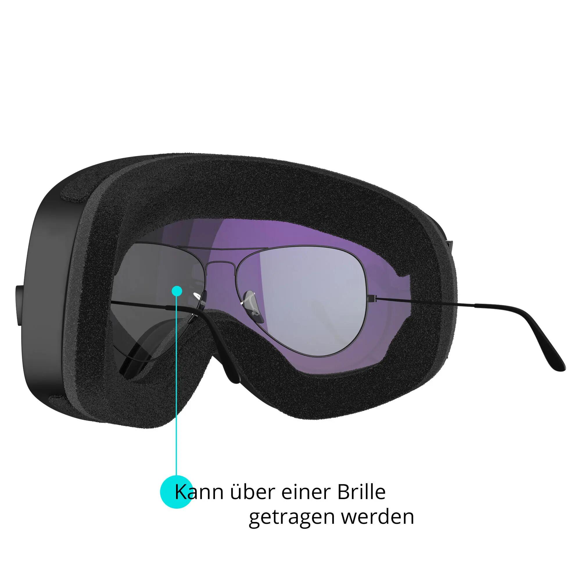 Ski- en snowboardbrillen Yeaz Black Run 12/12