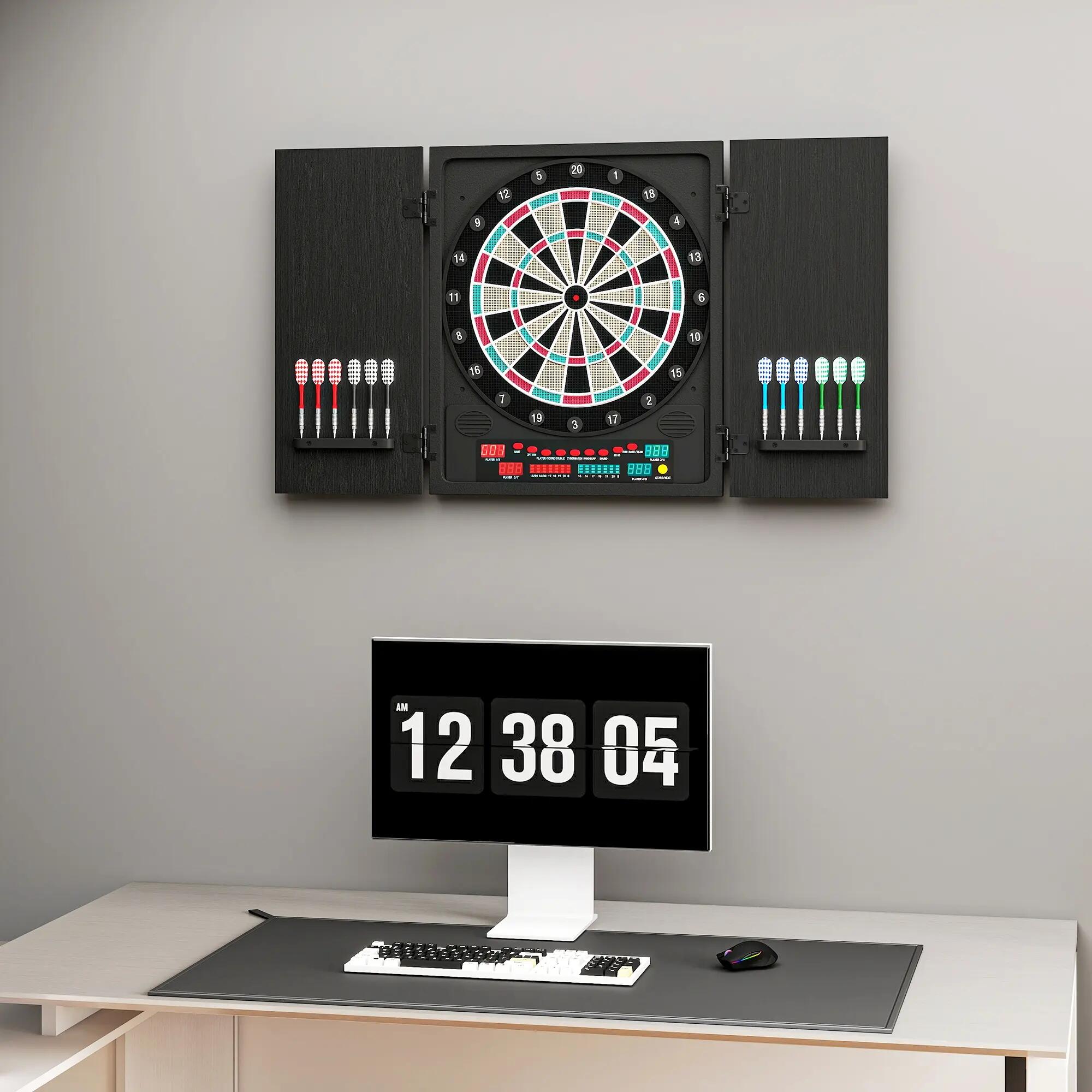 Alvo Eletrônico 51x6,5x57 cm Branco e Preto HOMCOM 5/7
