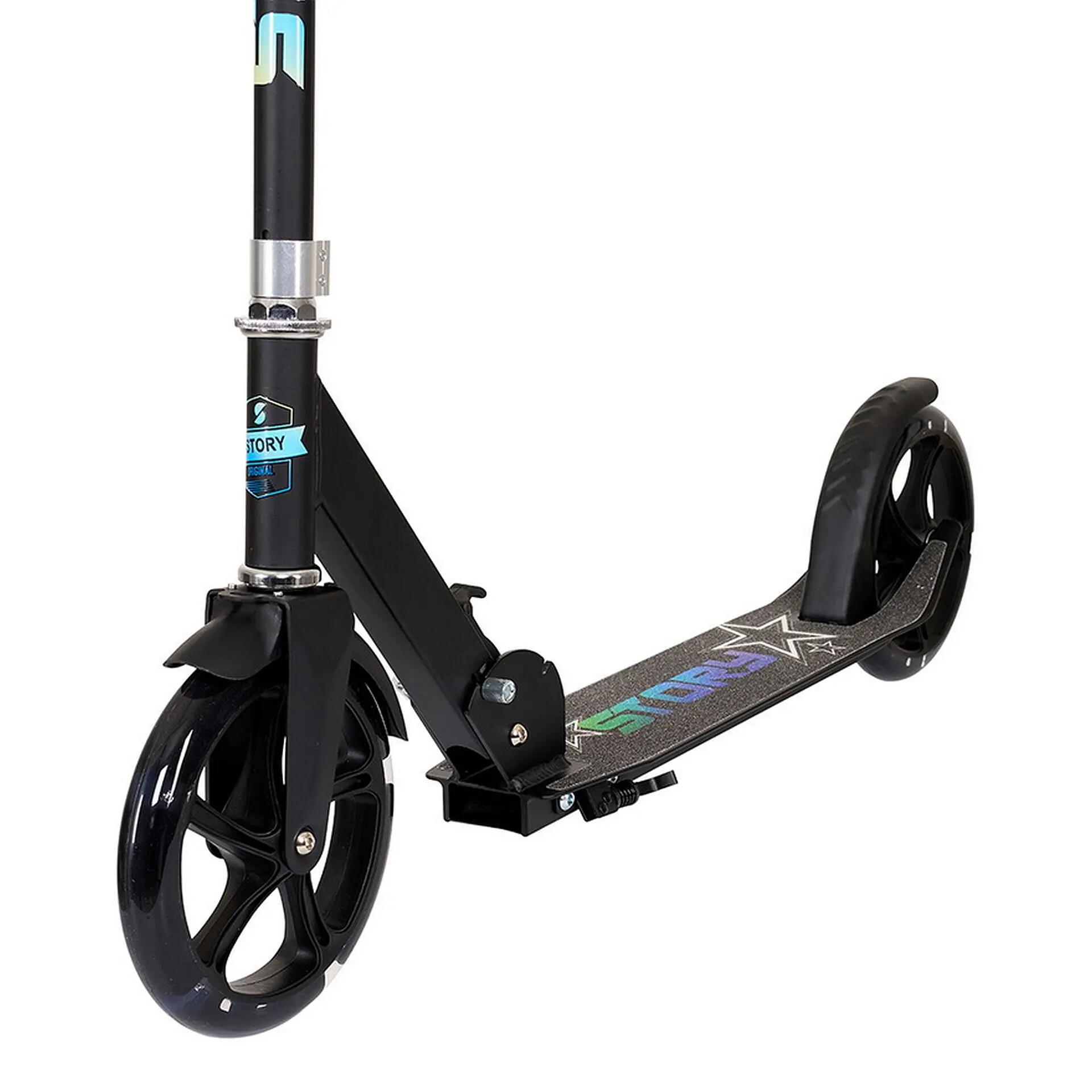 City-Scooter Urban GO!  Commuter LED, schwarz 2/4