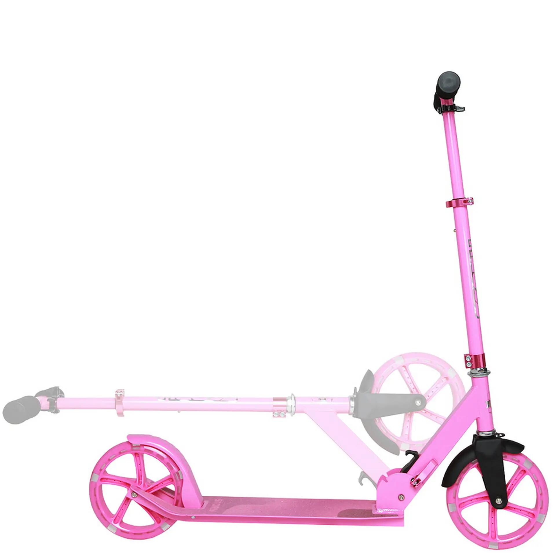 City-Scooter Urban GO!  Commuter LED, pink 3/4