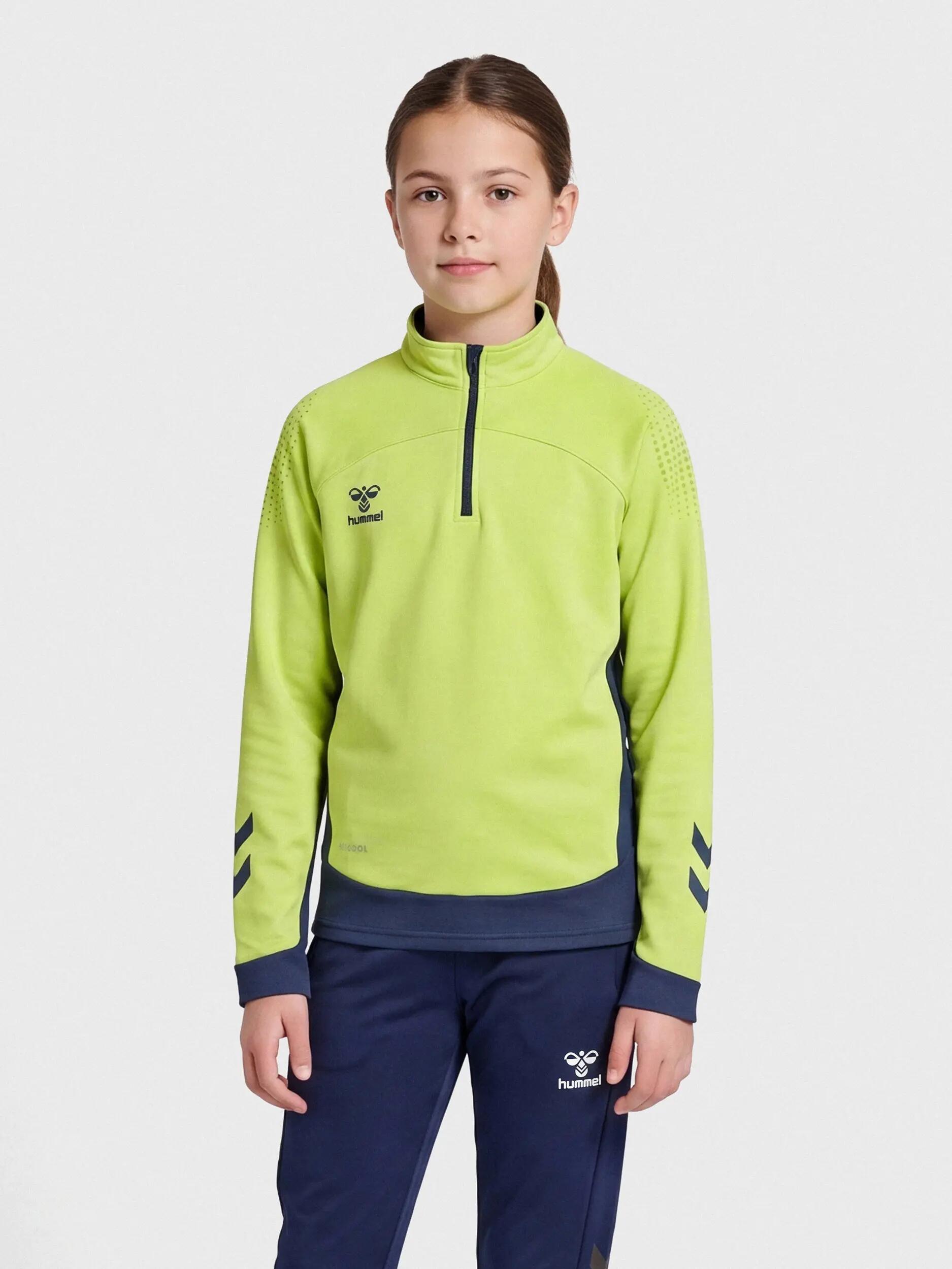 Zip Sudadera Hmllead Fútbol Los Niños Unisex Diseño Ligero De Secado Rápido 2/13