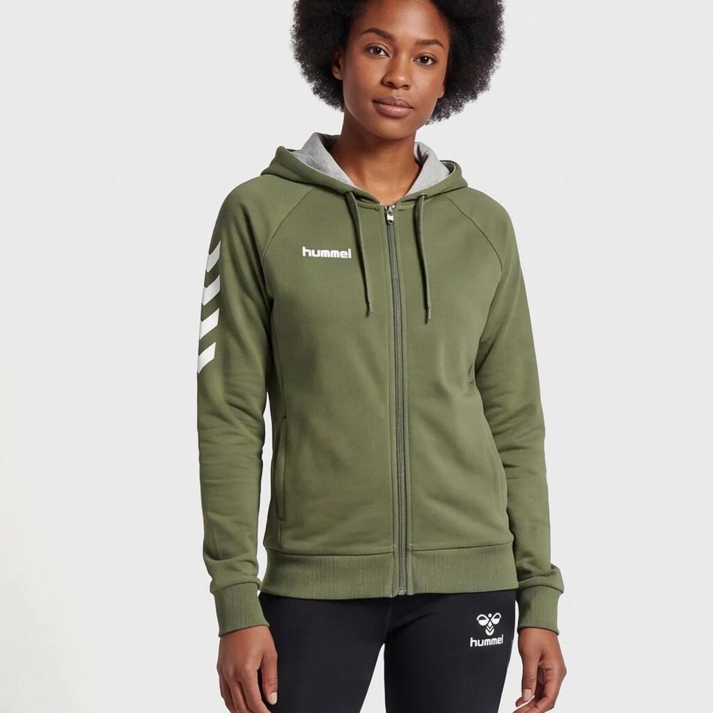 woman hooded sweatshirt Hummel Hmlgo zipped
