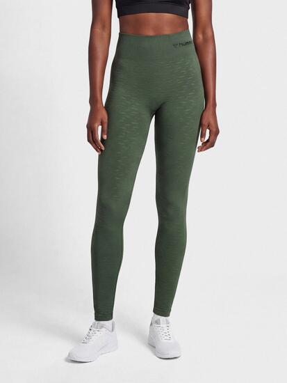 Leggings hohe Taille ohne Nähte Frau Hummel Mt Focus