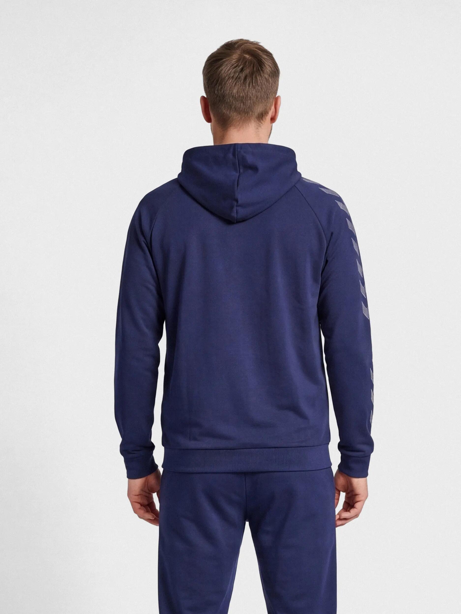 Casaco com capuz com fecho de correr em algodão Hummel Move Grid 3/10