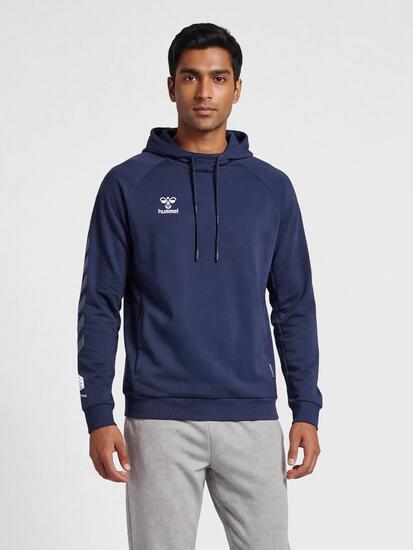 Bawełniana bluza z kapturem Hummel Move Grid