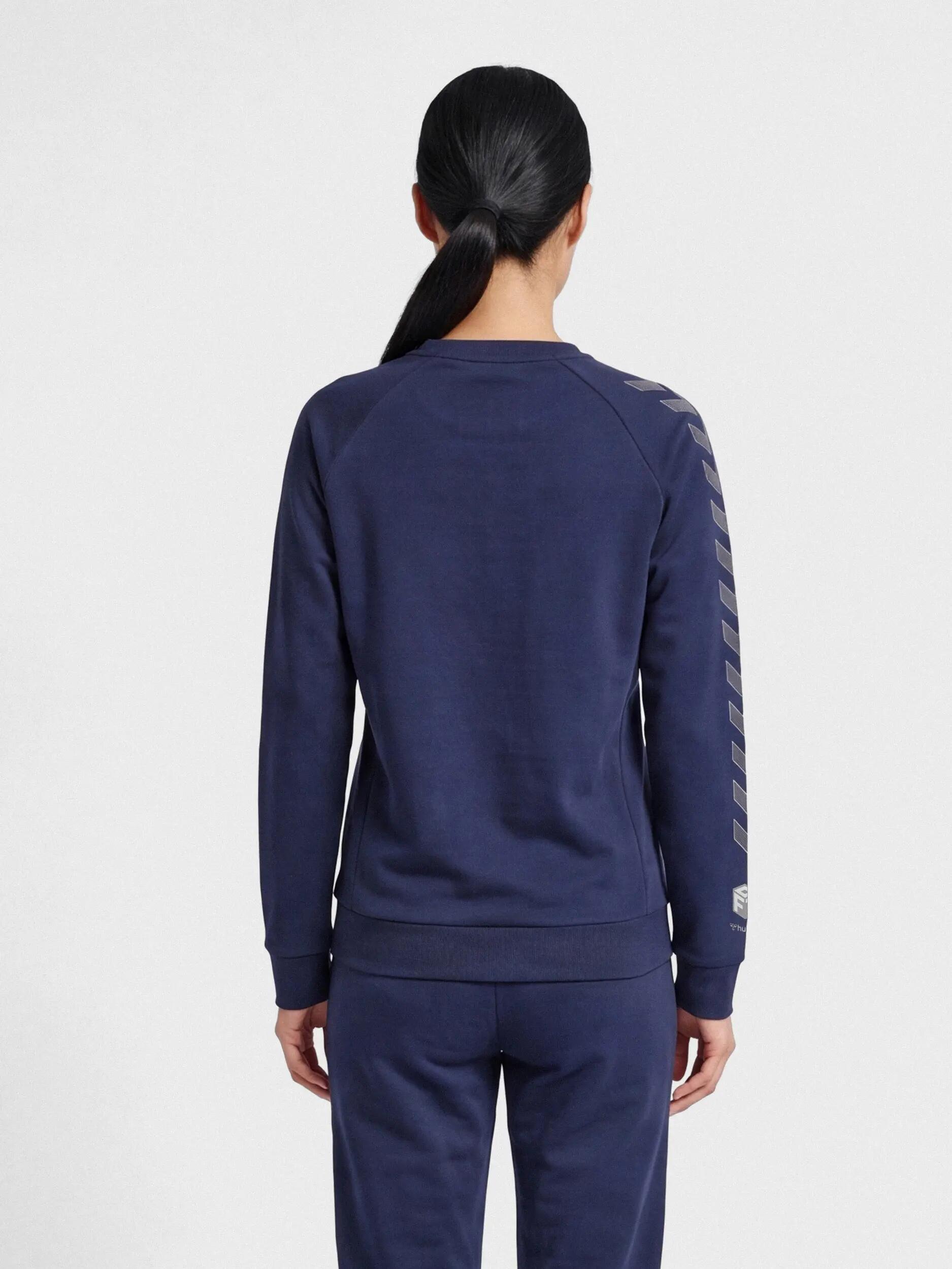 Felpa donna in cotone Hummel Move Grid 2/12