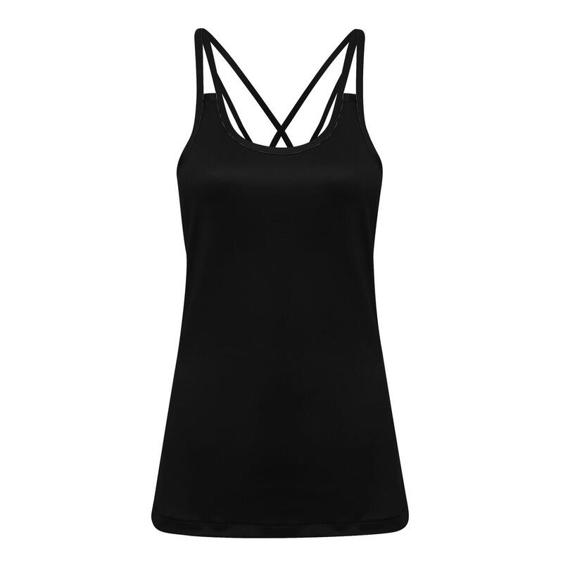 Damen Fitness Sport-BH - Starker Halt Cardio Black SIROKO Schwarz