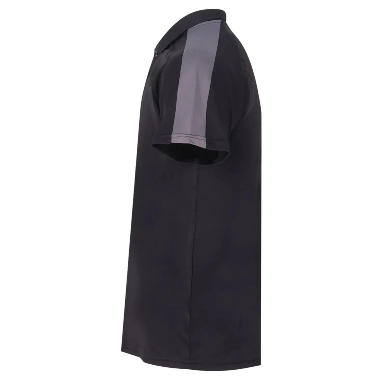 Polo TEAM Adulte (Noir / Anthracite) 3/3