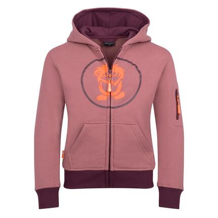 Pull à capuche enfant Sortland bleu marine/vert