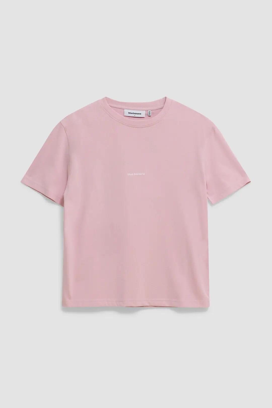 Camiseta de Mujer Blue Banana de Algodón Orgánico Nature Light Pink 4/4